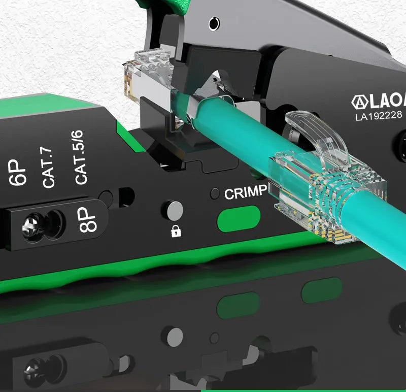 LAOA Network Crimping Tool Ethernet Cable Crimper Pliers for RJ45 RJ11 Connector Professional Wire Stripper Cutter Crimper
