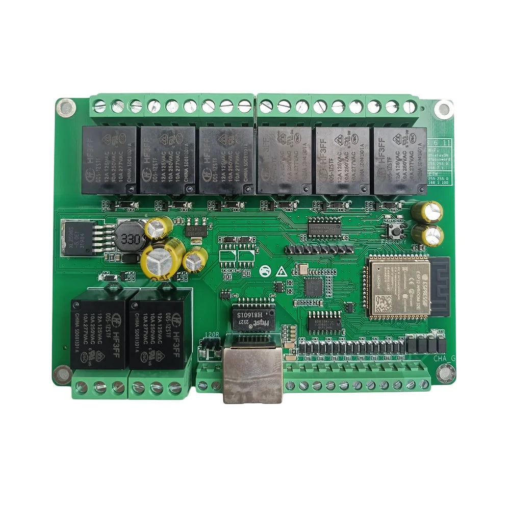 Ethernet Relay Board Network MQTT Home Assistant Domoticz Modbus WiFi RS485 CAN Module HTTP Web TCP UDP CoAP IP Watchdog Timer
