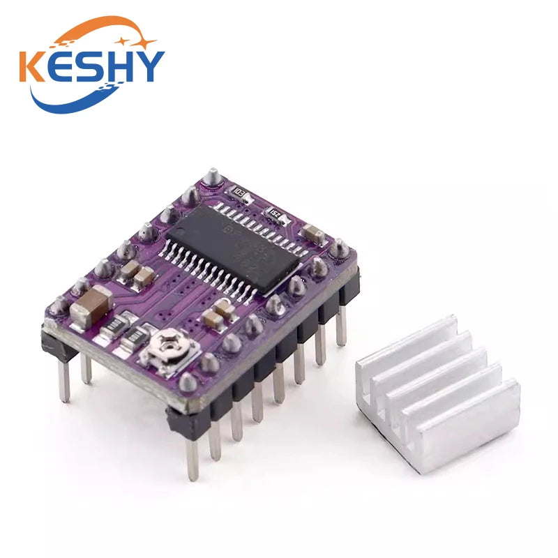 3D Printer Parts A4988 DRV8825 Stepper Motor Driver With Heat sink For SKR V1.3 1.4 GTR V1.0 RAMPS 1.4 1.6 MKS GEN V1.4 board