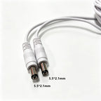 12V Extension Cord 5.5mm x 2.1mm DC Male To Male Extender Wire Security Camera Power Cable 1M/3M/5M/10M