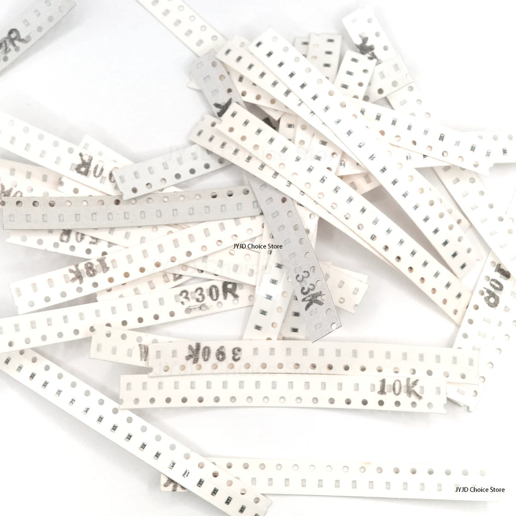 660PCS SMD Resistor Assorted Kit 0603 0805 1206 1% Resistance 1 Ohm to 1M Ohm Chip Resistors for Electronics DIY