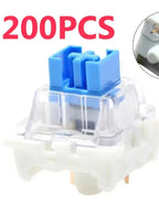 10/50/200pcs Keyboard Switch Keyboard Clicker Key Replacement 3 Pin Tactile Switch Plastic For Replacement Accessories