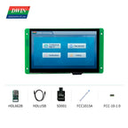 DWIN 7 Inch 800*480 HMI Intelligent TN TFT LCD Display Module UART Commercial Grade Capacitive Touch Screen DMG80480C070_03W