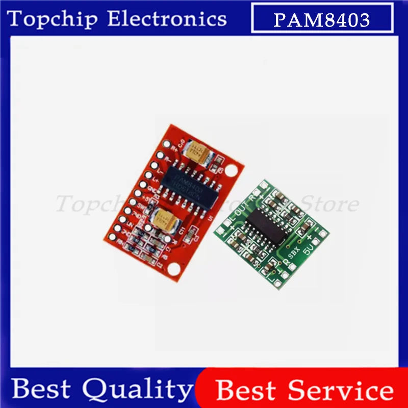1-10pcs PAM8403 Audio Module 2x3W Super Mini Digital Power Amplifier Board for Class D Stereo Audio Amplifier Module 5V Power