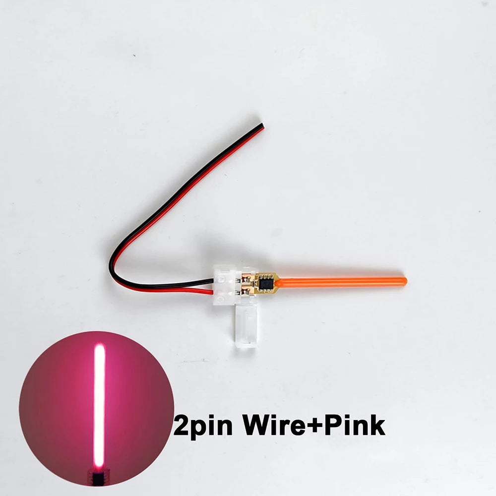 3V Battery Box COB LED Meteor Shower Flexible Filament 40mm 59mm 70mm 1pc Flowing Light for DIY Edison Bulbs Vintage Decoration