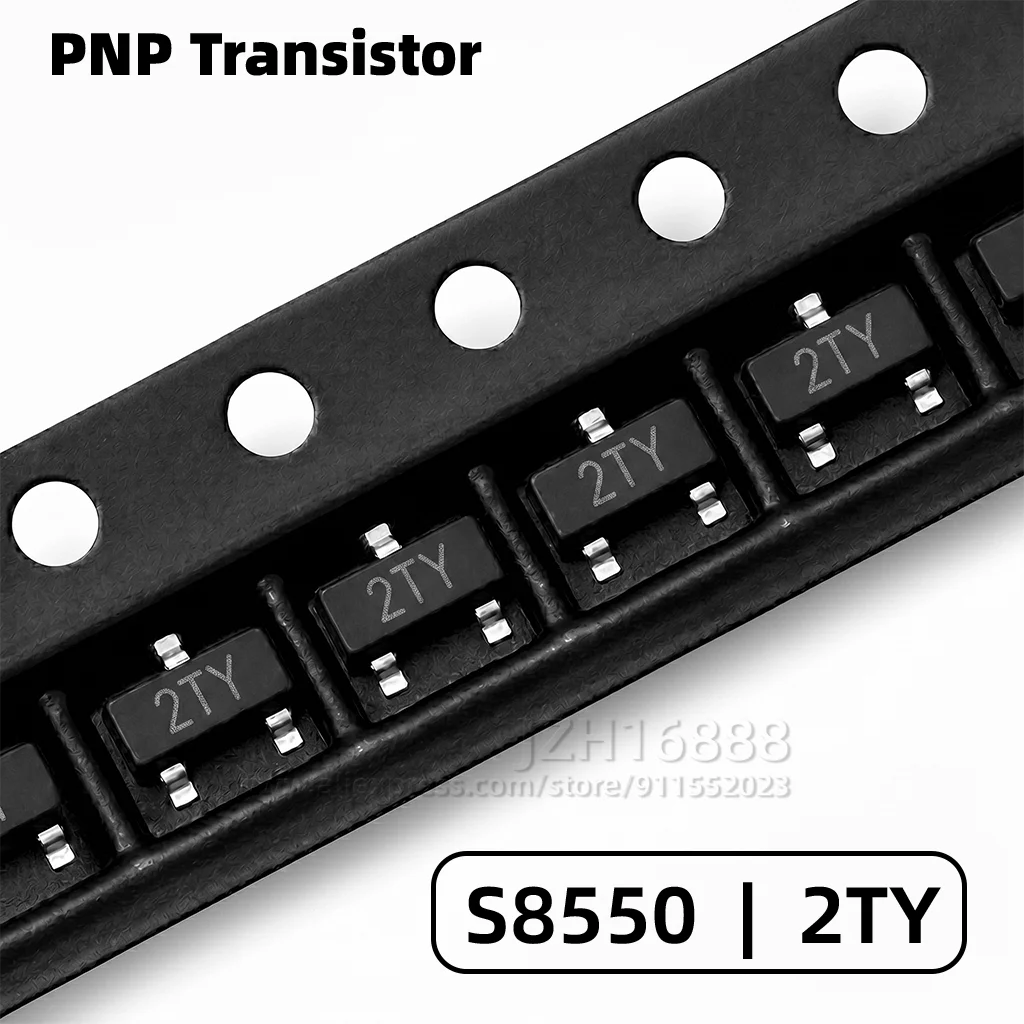 50PCS S8050 SS8050 S8550 SS8550 Transistor NPN PNP SOT-23 SMD Small Signal BJT J3Y Y1 2TY Y2 Marking Code Electronic Components