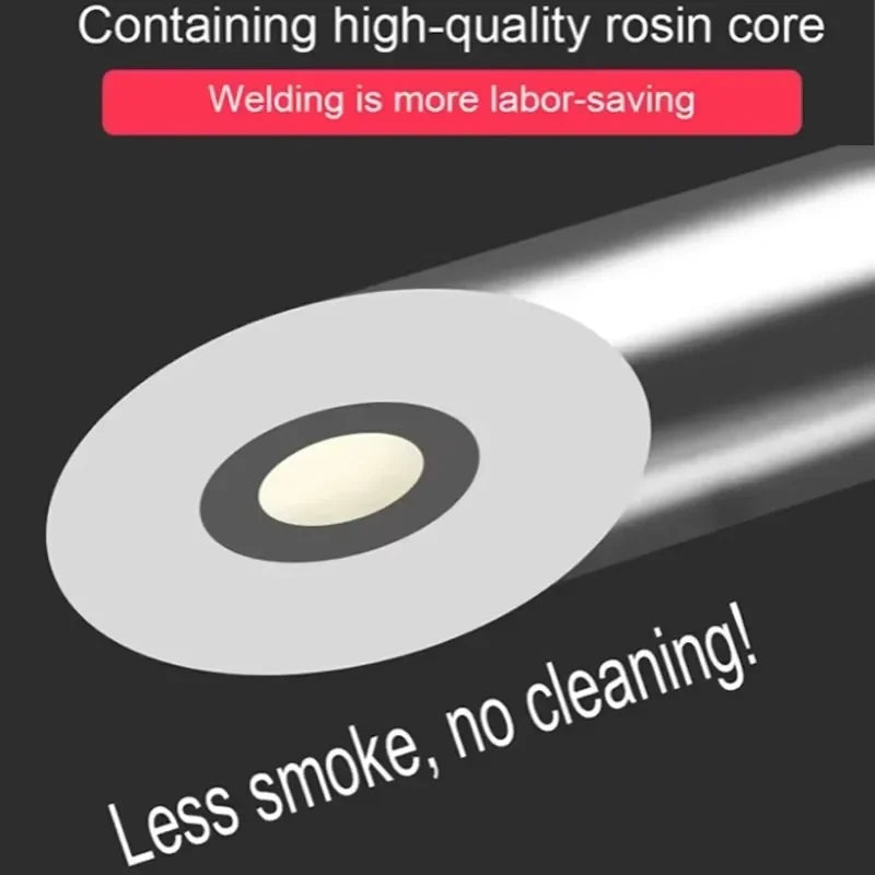 1 Piece Solder Wire High Purity Solder Wire Diameter 63/37 0.8/1mm Mixed Tin Rosin Core Solder Wire for Electrical Welding