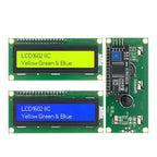 LCD1602 Module 16x2 Character I2C PCF8574 for Arduino Blue Yellow Green 1602A Development Board Mega2560 LCD 5V Adapter Plate