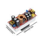 1800W 40A DC-DC Boost Converter Step Up Power Supply Module 10-60V To 12-90V Adjustable Voltage Charger 1200W 20A Boost Module