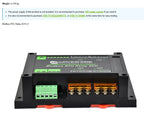 Waveshare Modbus RTU Relay 4CH,Industrial Modbus RTU 4-ch Relay Module with RS485 Interface,30A High Current,Onboard LED Indicat