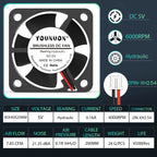 Dual Ball 40mm Cooling Fan 40x40x20mm Cooler 24V 12V 5V 4020 Computer Case Cooling Fan 2PIN 3PIN Heatsink Fan 3D Printer Fan