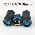 RJ45 Connector Female To Female Outdoor IP68 Waterproof Port Network LAN Splitter Transfer Head Adapter Coupler CAT5 CAT6