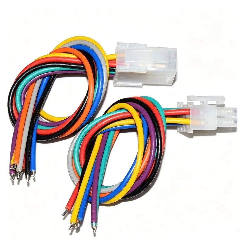 10pcs 5557 5559 0.75mm2 18AWG Terminal Cable 2P 3P 4P-24P MX4.2 Male Female Plug Air Docking Extension Computer Auto CarHarness