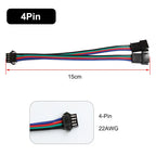2Pin/3Pin/4Pin/5Pin/6Pin LED Strip Splitter Cable SM JST Connector 1 To 2 Male and Female For WS2812 WS2811 RGB RGBW Led Lights