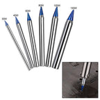 1pc Soldering Iron Tips Blue Pointed Welding Tips 30/40/60/80/100/150W External Heat Soldering Iron Lead-Free Station Solder