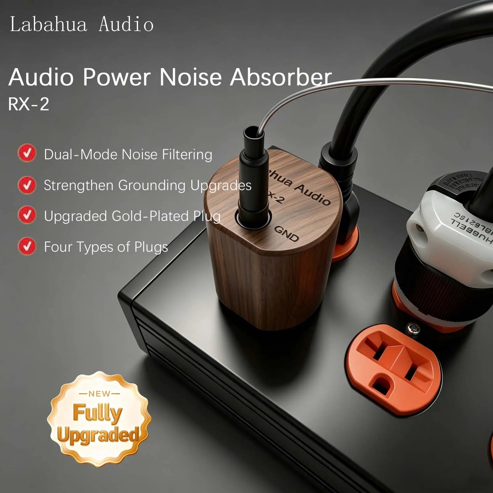 Hifi Audio Couple rx-2 filter Reduce noise EMI filter Common noise filter  Normal noise filter Purifier AC noise Portable filter