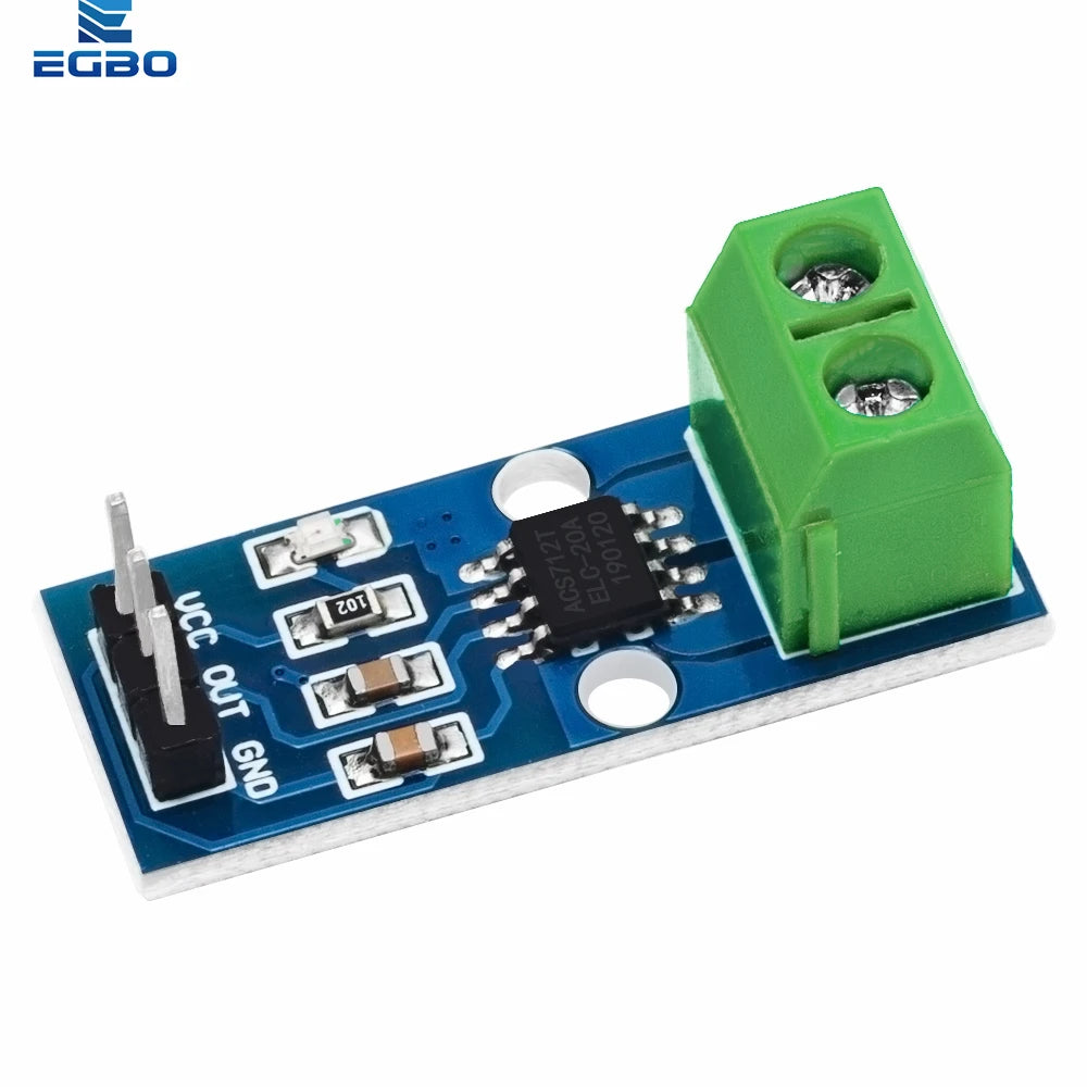 1~10PCS ACS712 5A 20A 30A  Range Hall Current Sensor Module ACS712 Module For Arduino 5A 20A 30A