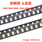 1 reel 0402 0603 0805 1206 3528 5050 5730 3020 3014 4014 SMD LED Red Yellow Green White Blue Orange Light Emitting Diode