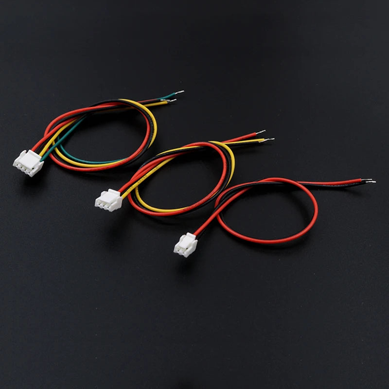 5/10PCS GH 1.25 2p 3p 4p 5p 6p 7P 8P  Female Connector With Wire 15cm Cable  GH1.25 Single Double Connector 28AWG