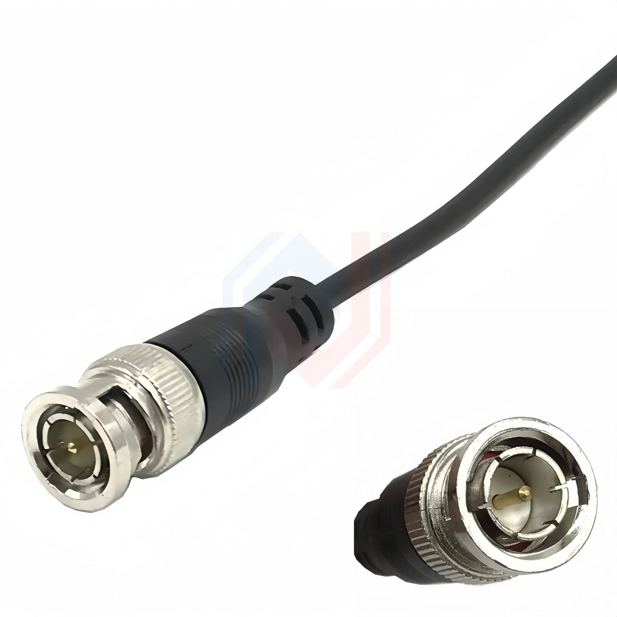 Tinned Copper BNC/Q9 Connector Cable Surveillance Camera Adapter 75 Ohm Video Cable