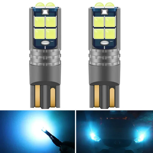 2pcs High Quality T10 W5W Super Bright Car Interior Reading Dome Light Marker Lamp 168 194 LED Auto Wedge Parking Bulbs Orange