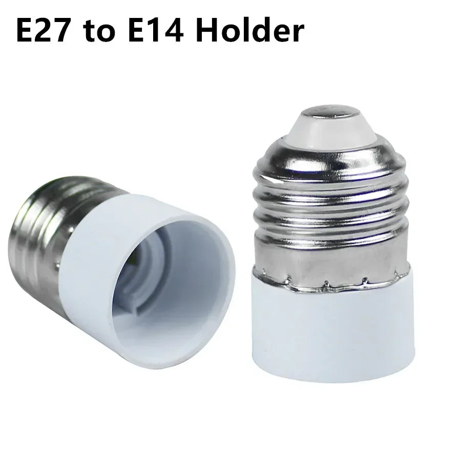 2pcs E26 E27 E39 E40 Gu10 Gu24 MR16 G5.3 G23 G24 G9 B22 BA15D BA15S LED CFL Lamp Holder Light Socket Converter Extension Adapter