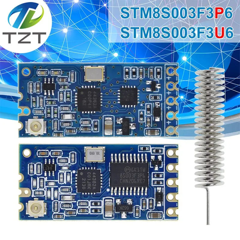 TZT 1/3PCS 433Mhz HC-12 SI4463/4438 Wireless Serial Port Module 1000m Replace Bluetooth NEW