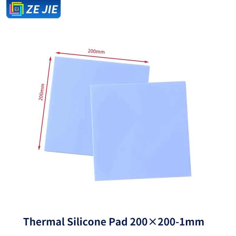 Thermal Pad Silicone Sheet with Adhesive Backing, Silicone Grease, CPU GPU Memory Cooling, Laptop GPU North‑South Bridge Heat Di