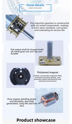 New Precision GA12-N20 Reduction Motor with Wire 3V 50rpm 6V  100rpm 12V  200rpm Micro DC Gear Reduction Motor