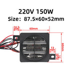 220V Insulated 100W 150W 200W PTC Ceramic Heater With Fan Heat Blower For Incubator PTC Ceramic Thermistor Insulation Fan Heater