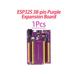 1/5/10/30Pcs ESP32S 38Pin Purple Expansion Breakout Board NodeMCU 32S Wifi UART Serial Communication Module Lua Program Board