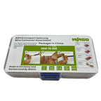 WAGO 221‑Series Splicing Connector Assortment Kit, 12/28/35/36/75/78/90 PCS Mixed Set For 221‑412 413 415 2411