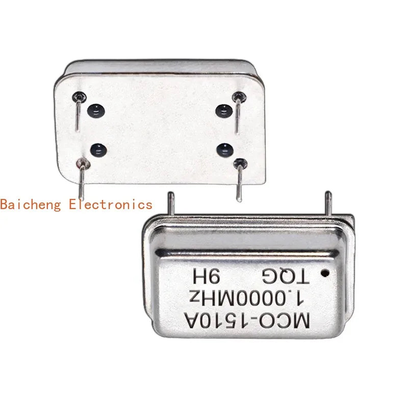 5PCS DIP-14 1M 1MHZ 1.000MHZ Rectangular Full Size Active Crystal Oscillator 3.3V-5V-Compatible 15PF 20PPM
