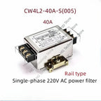 CW4L2-40A-S(005) Single-phase  220V  power filter AC EMI power supply anti-interfe CW4L2-40A-S