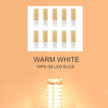 10pcs G9 LED Lamp AC100V-265V 10W No Flicker 76LEDS SMD2835 Ceramics Chandeliers Light Lighting For Living Room Led Bulb