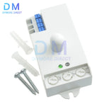 DC 12V-24V 5.8GHz Microwave Radar Sensor Switch Human Body Motion Induction Sensor for LED Light Sensors Switches