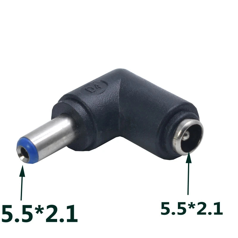 Common DC Power Male to Female 6.0*4.4 / 4.0x1.7 / 3.5*1.3 / 5.5*2.5 To 5.5*2.1 Plug Converter Notebook Laptop Adapter Connector