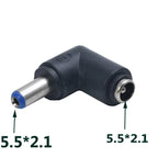 Common DC Power Male to Female 6.0*4.4 / 4.0x1.7 / 3.5*1.3 / 5.5*2.5 To 5.5*2.1 Plug Converter Notebook Laptop Adapter Connector