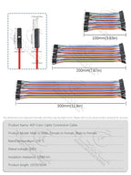 Dupont Line 10/20/30/40CM 40Pin Male to Male + Male to Female and Female to Female Jumper Wire Dupont Cable for Arduino DIY KIT