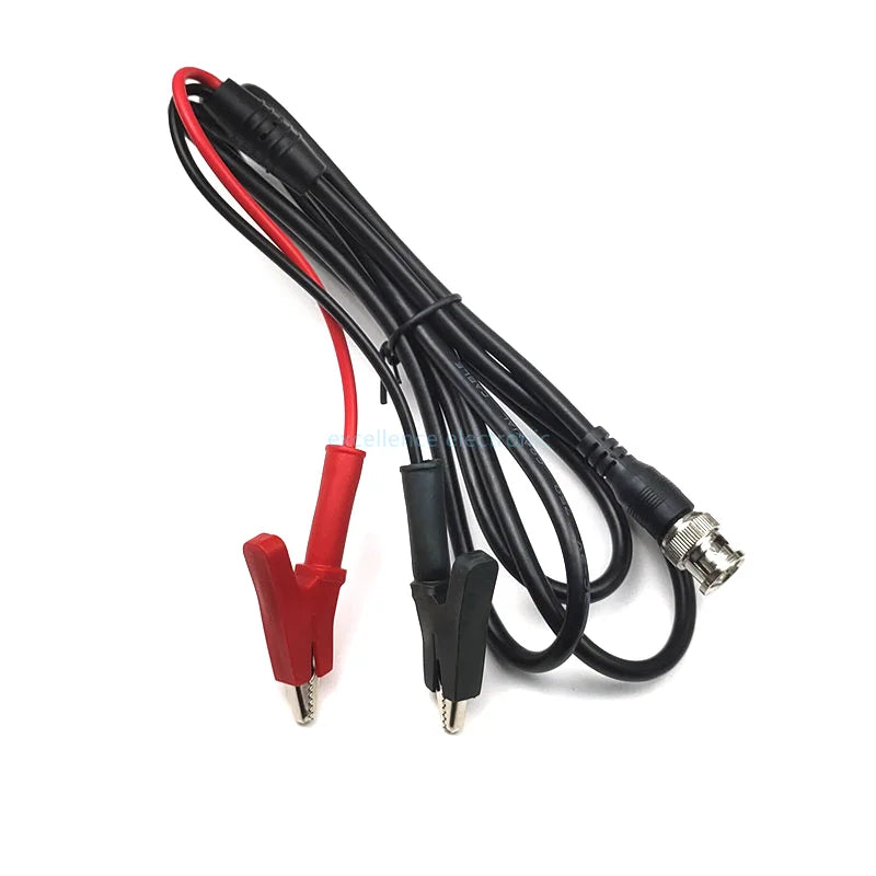 BNC Q9 Male Plug to Dual Hook Clip Alligator Clip 4MM Banana Plug Oscilloscope Test Probe 75ohm BNC to BNC RCA Cables Connector