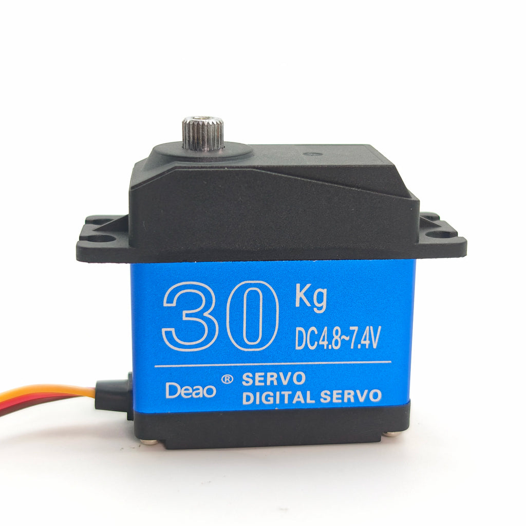 Waterproof 20KG 25KG 30KG 35KG Servo 180 Degree 270 Degree Large Torque Digital Servo Metal Gears 25T Servo Arm For RC Car Truck