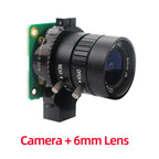 12.3 MP Raspberry Pi High Quality Camera with Sony IMX477 Sensor Optional 6mm CS 16mm C-mount 8-50mm Lens for Pi 4B 3B Zero 2 W