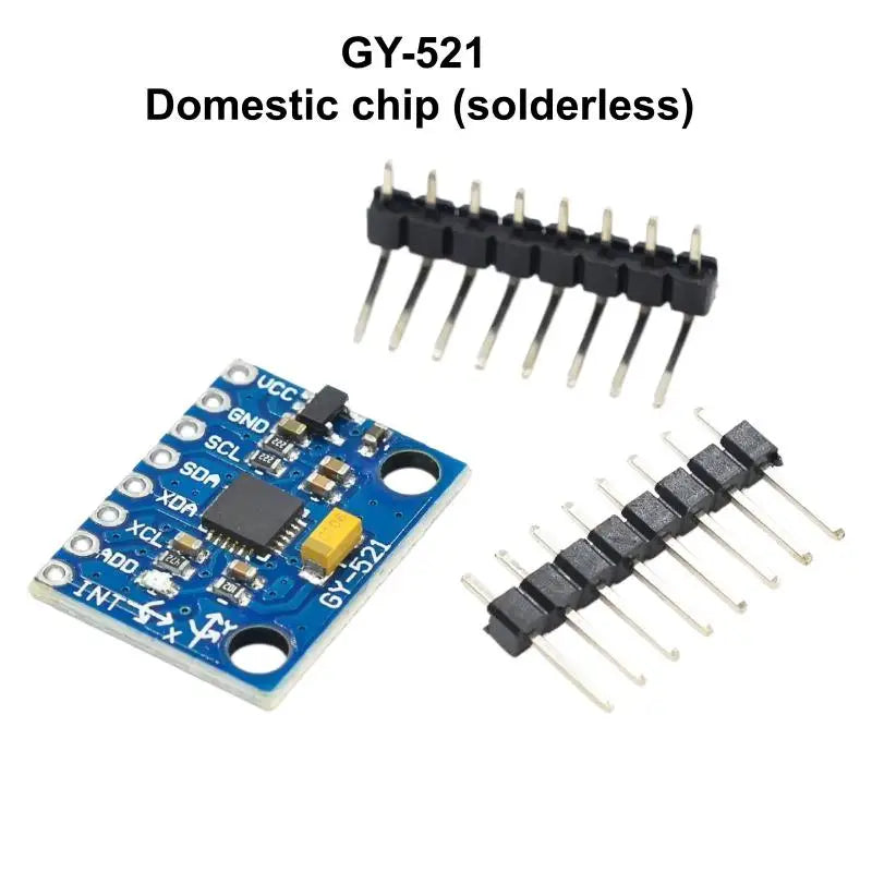 1 Set MPU6050 GY-521 3-Axis Accelerometer Gyroscope 6DOF Sensor Module High Precision Small Size Breakout Board
