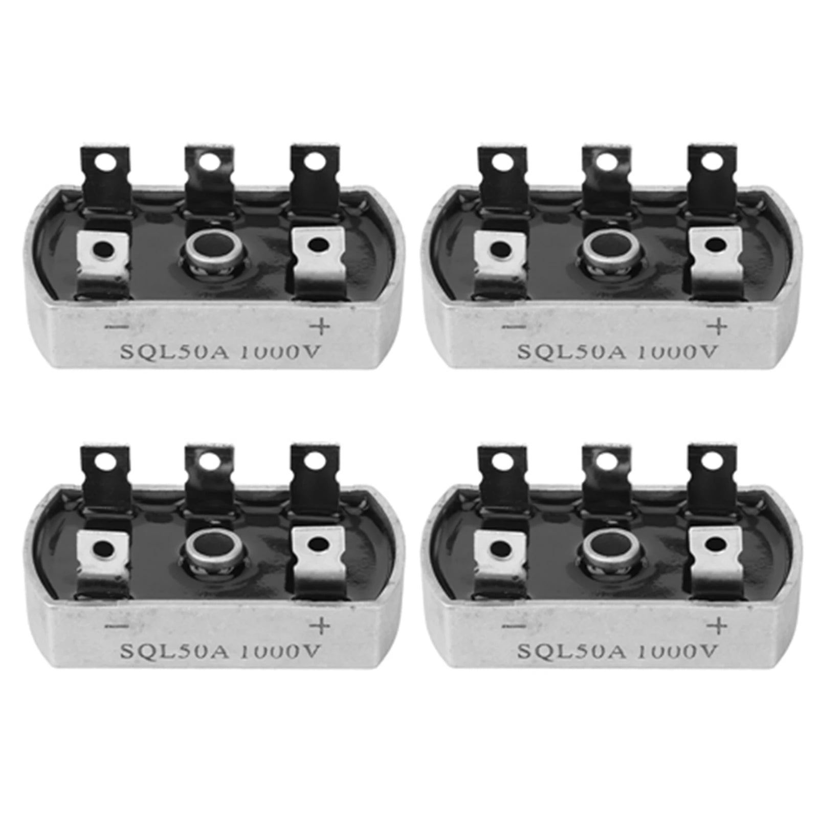 4 Pcs Rectifier Bridge SQL50A 1000V 3-Phase Low Frequency Rectifier Bridge Pack Rectifier Module