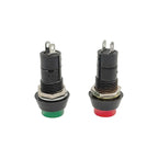 PBS-11A Self-locking Latching Switches 12mm PBS-11B Self-Reset Momentary Switches 2Pins 12mm Push Button Switch with Wire 20cm