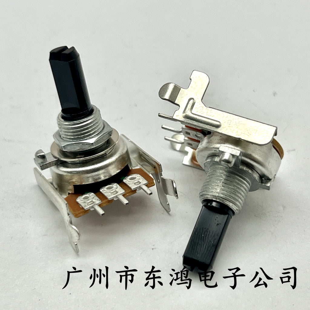 1 PCS 161 Horizontal Potentiometer 3-Pin B252 B2.5K with Bracket Shaft Length 20mm