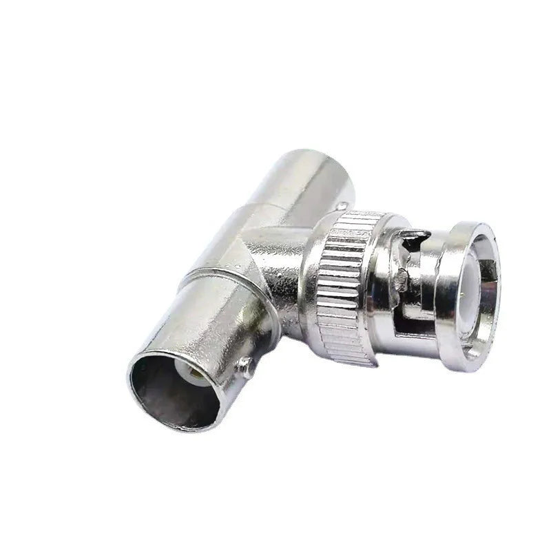 2/5/10pcs BNC T-type Connector Adapter Splitter Coupler 1 BNC Male To 2 BNC Female Video CCTV Jack Plug Transmission Cables C5