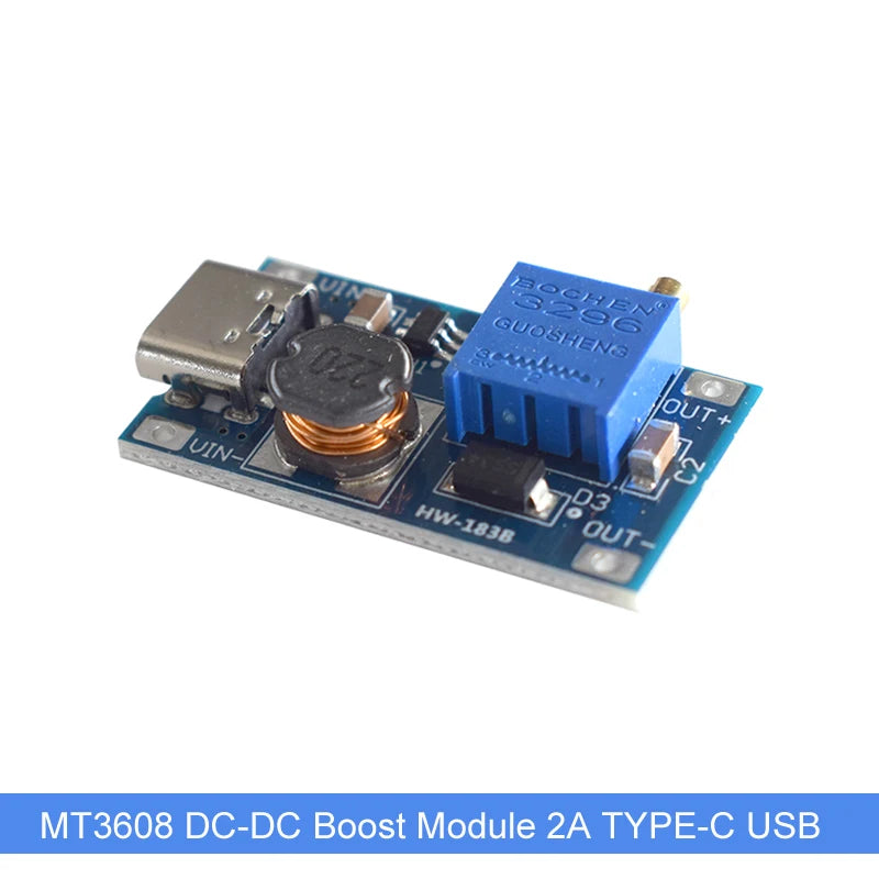1/10 PCS MT3608 DC-DC Step Up Converter Booster Power Supply Module Boost Step-up Board MAX output 28V 2A for Arduino Diy Kit