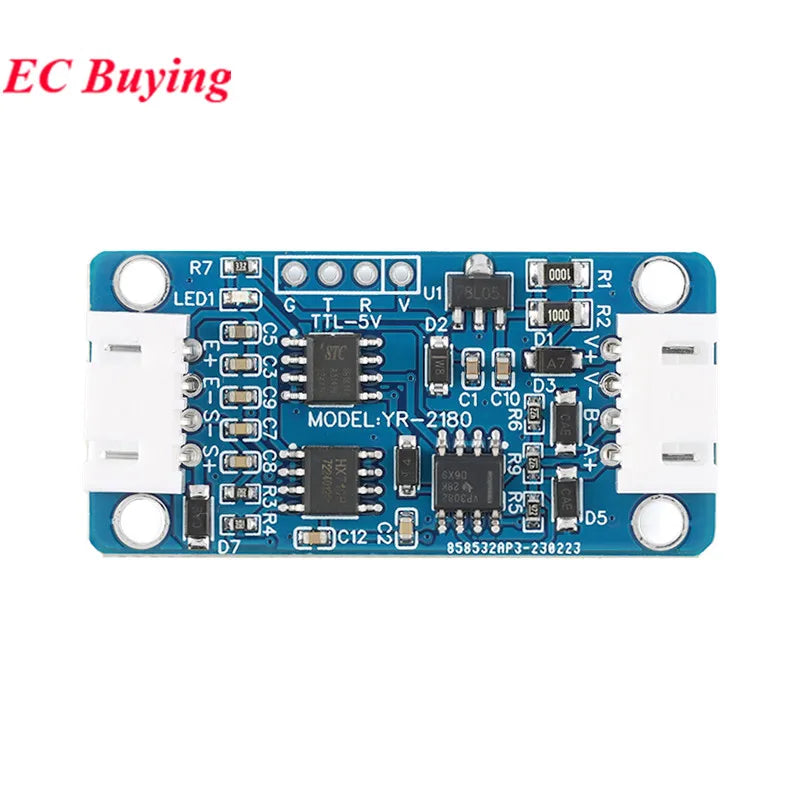 YR-2181 2180 Guide Rail Electronic Scale Weigh Signal Pressure Sensor Conversion Acquisition RS485 Interface Modbus Rtu Protocol