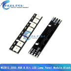 5V 8Bit 12Bit 16Bit 32Bit 64 Bits WS2812 5050 RGB LED Ring Lamp Light + Integrated Drivers For Arduino Diy ESP8266 WS2812